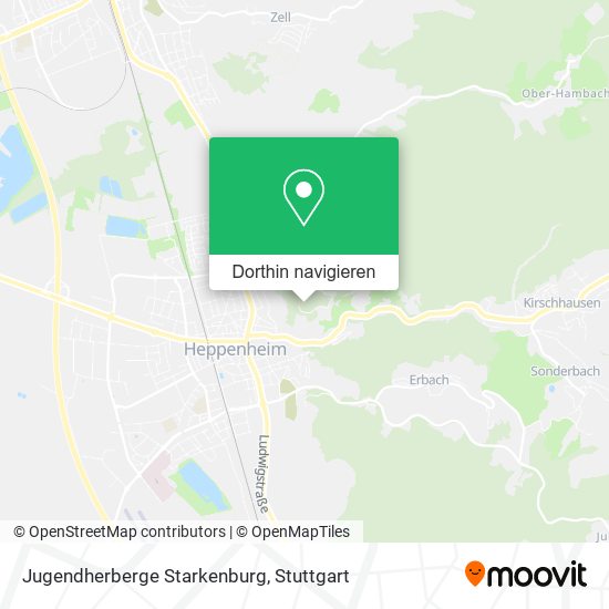 Jugendherberge Starkenburg Karte