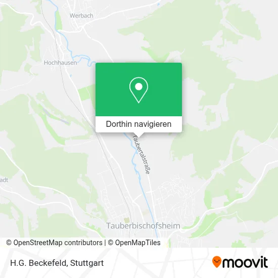 H.G. Beckefeld Karte