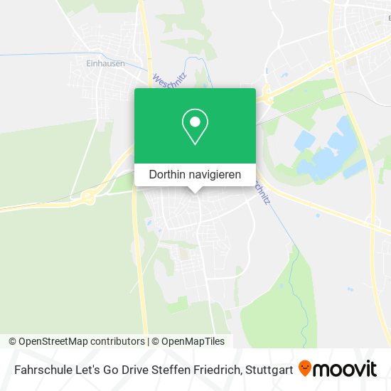 Fahrschule Let's Go Drive Steffen Friedrich Karte