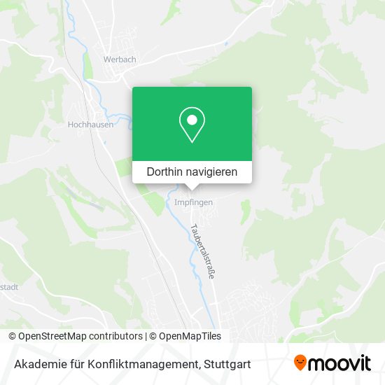 Akademie für Konfliktmanagement Karte