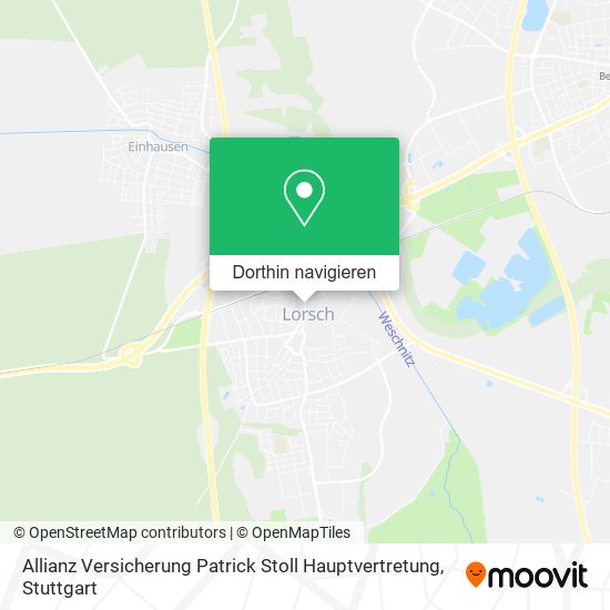Allianz Versicherung Patrick Stoll Hauptvertretung Karte