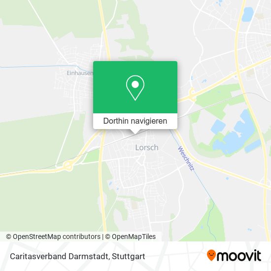 Caritasverband Darmstadt Karte