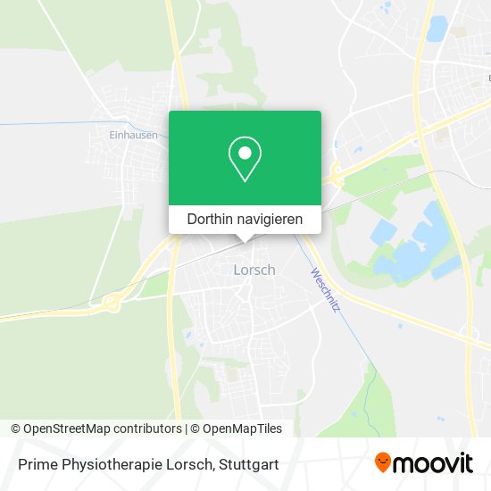 Prime Physiotherapie Lorsch Karte