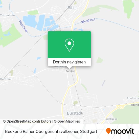 Beckerle Rainer Obergerichtsvollzieher Karte