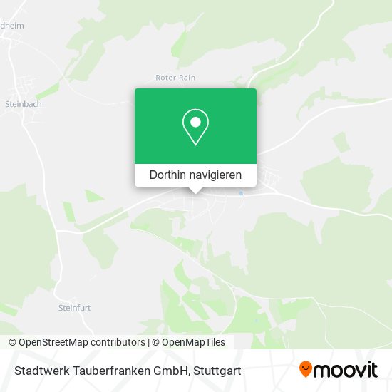 Stadtwerk Tauberfranken GmbH Karte