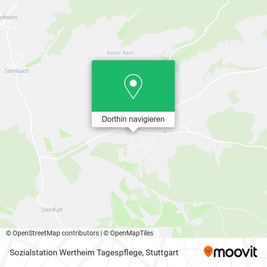 Sozialstation Wertheim Tagespflege Karte