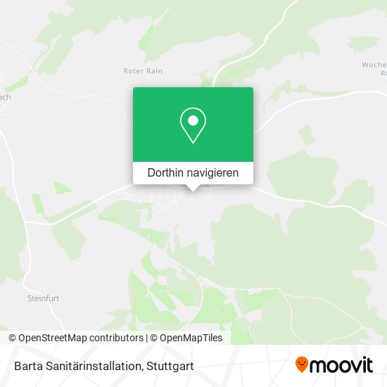 Barta Sanitärinstallation Karte