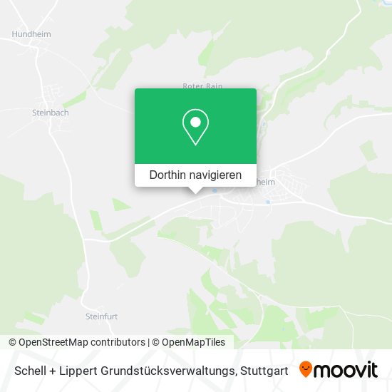 Schell + Lippert Grundstücksverwaltungs Karte