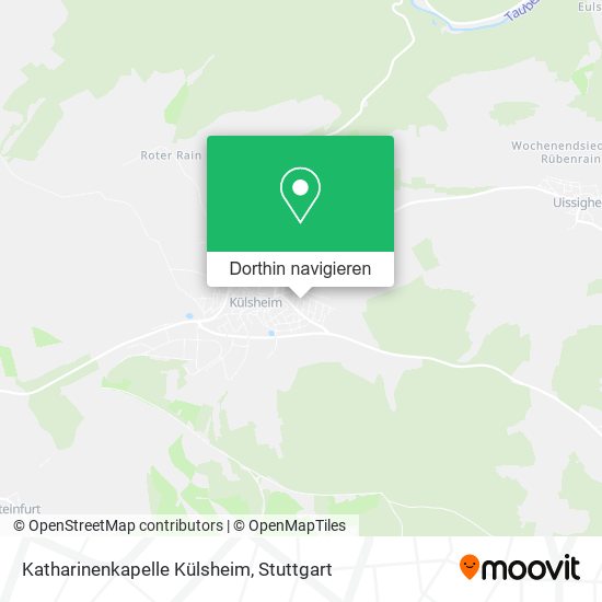 Katharinenkapelle Külsheim Karte