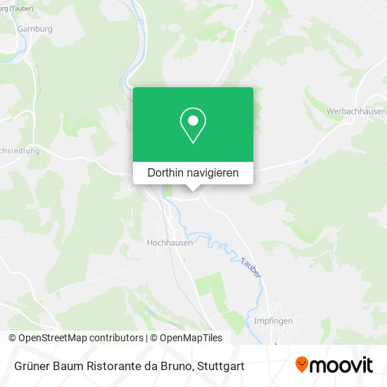 Grüner Baum Ristorante da Bruno Karte