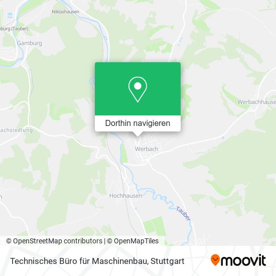 Technisches Büro für Maschinenbau Karte