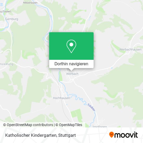 Katholischer Kindergarten Karte