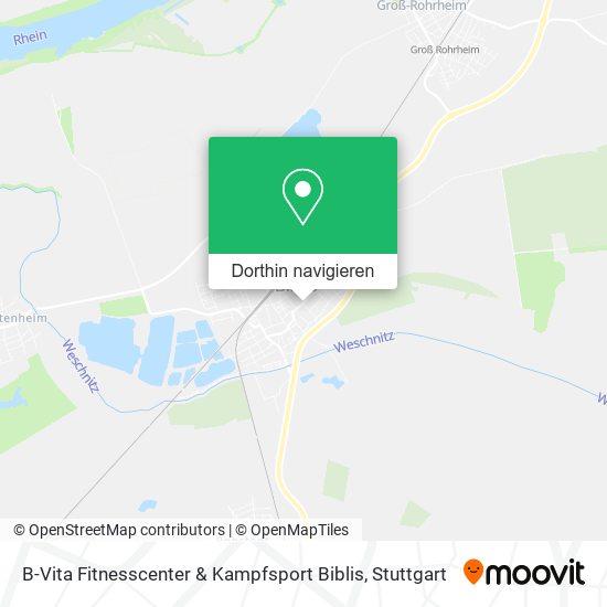 B-Vita Fitnesscenter & Kampfsport Biblis Karte