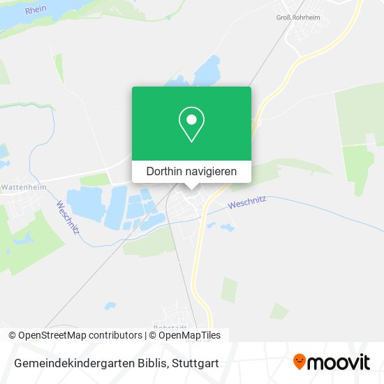 Gemeindekindergarten Biblis Karte