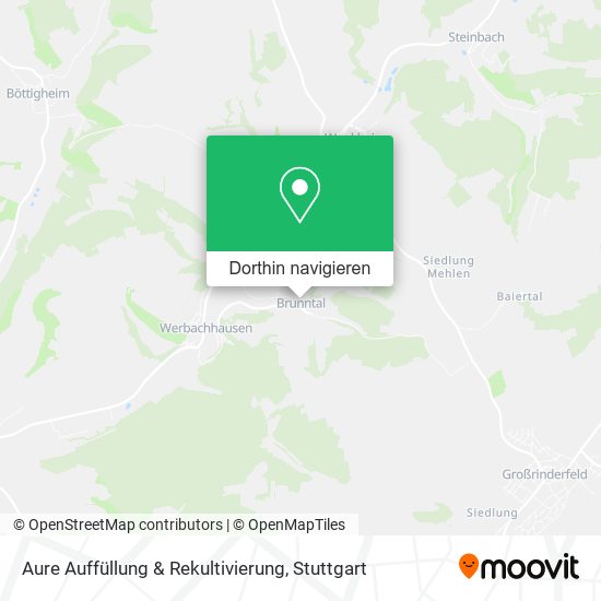 Aure Auffüllung & Rekultivierung Karte