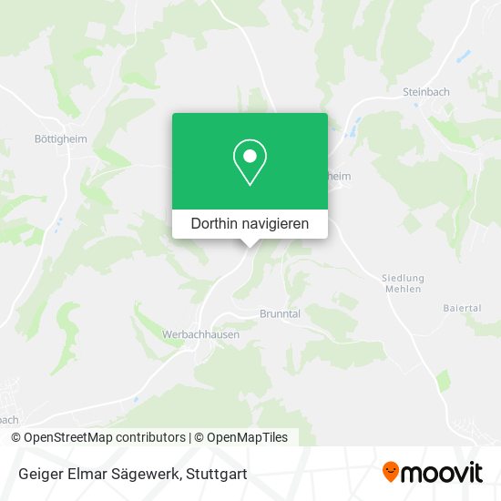 Geiger Elmar Sägewerk Karte