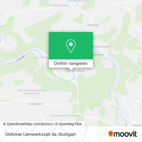 Oldtimer Lernwerkstatt de Karte