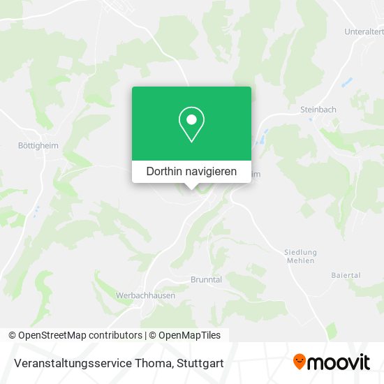 Veranstaltungsservice Thoma Karte