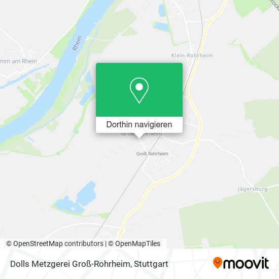 Dolls Metzgerei Groß-Rohrheim Karte