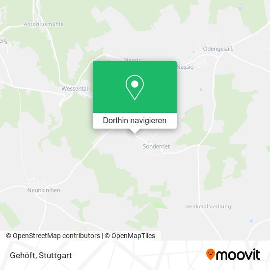 Gehöft Karte