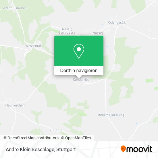 Andre Klein Beschläge Karte