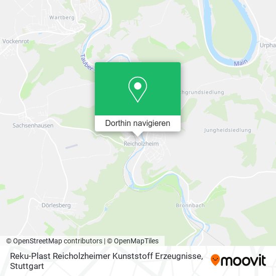 Reku-Plast Reicholzheimer Kunststoff Erzeugnisse Karte