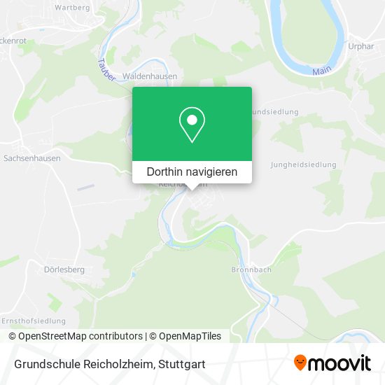 Grundschule Reicholzheim Karte