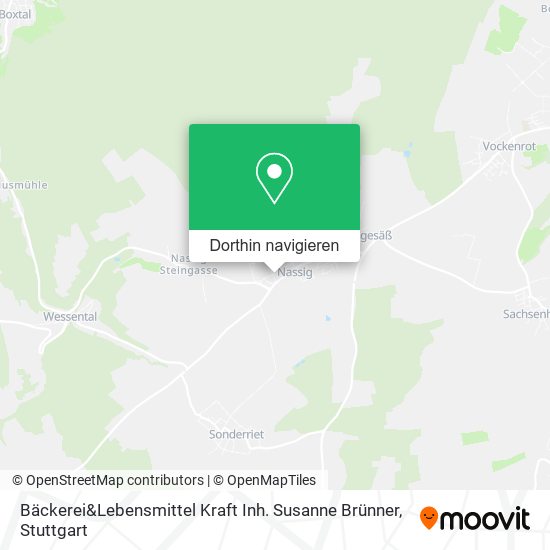 Bäckerei&Lebensmittel Kraft Inh. Susanne Brünner Karte