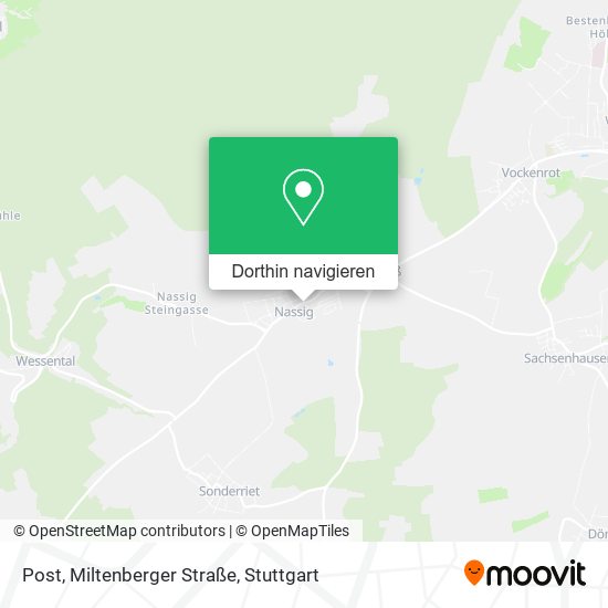 Post, Miltenberger Straße Karte