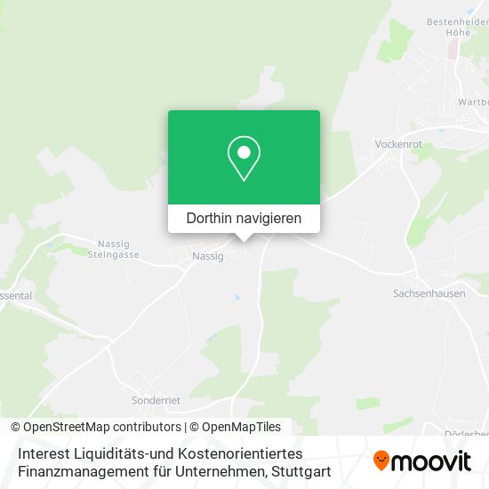 Interest Liquiditäts-und Kostenorientiertes Finanzmanagement für Unternehmen Karte
