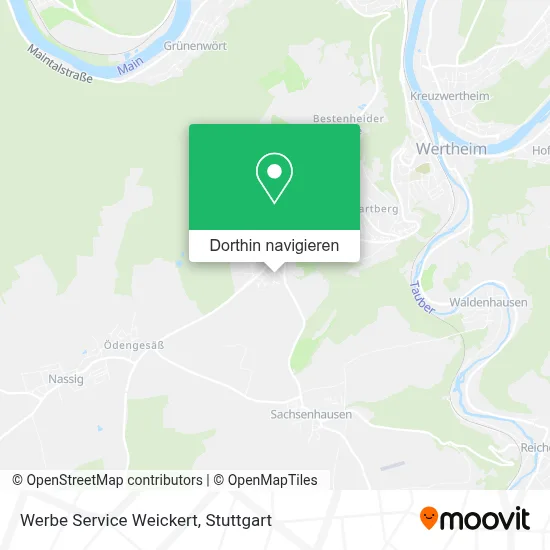 Werbe Service Weickert Karte