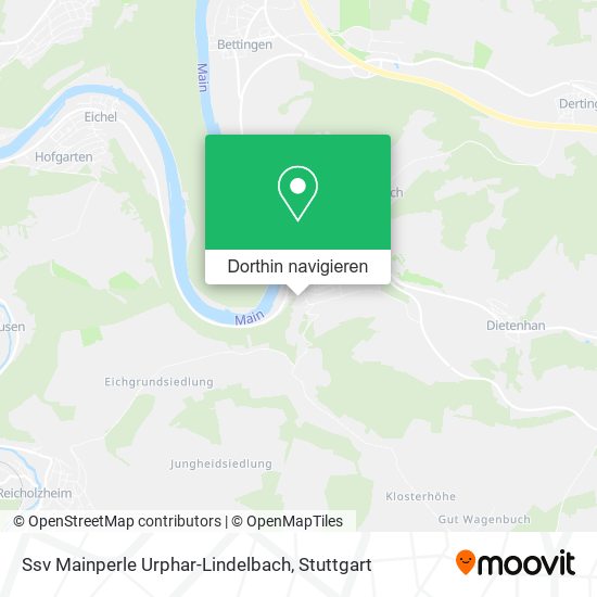 Ssv Mainperle Urphar-Lindelbach Karte