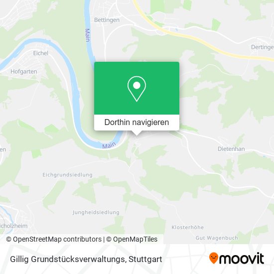 Gillig Grundstücksverwaltungs Karte