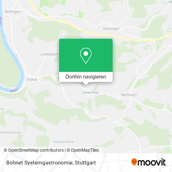 Bohnet Systemgastronomie Karte