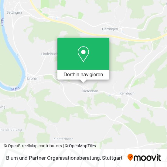 Blum und Partner Organisationsberatung Karte