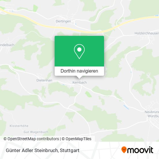 Günter Adler Steinbruch Karte