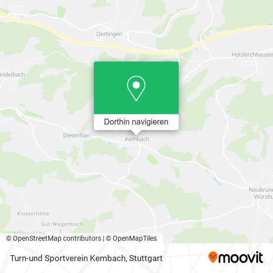 Turn-und Sportverein Kembach Karte
