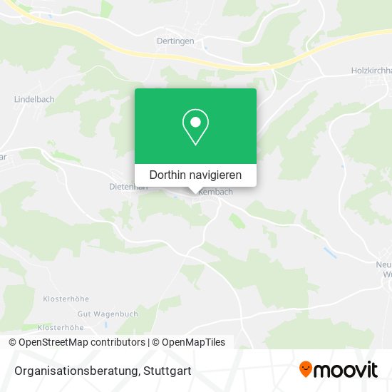 Organisationsberatung Karte