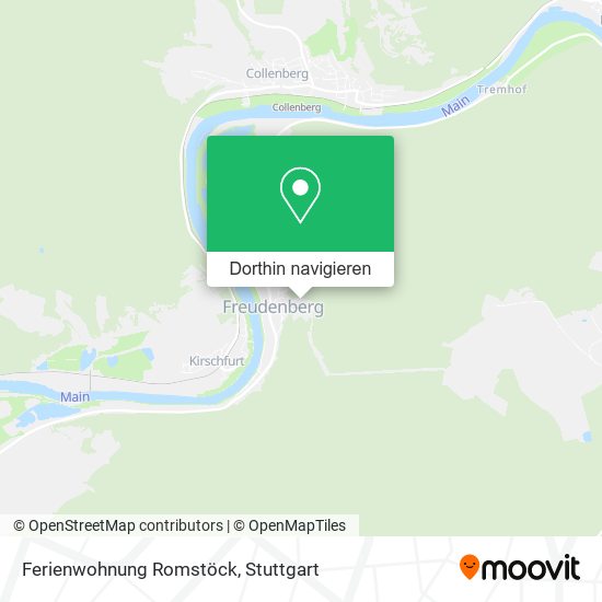 Ferienwohnung Romstöck Karte