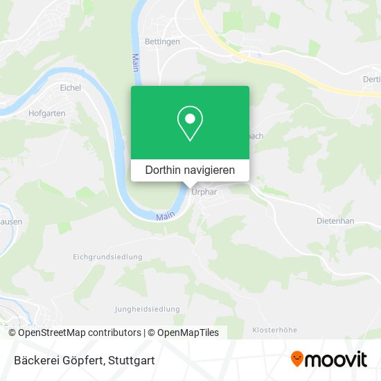 Bäckerei Göpfert Karte
