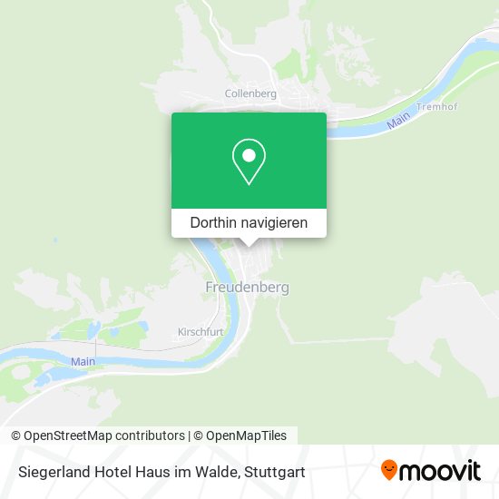Siegerland Hotel Haus im Walde Karte
