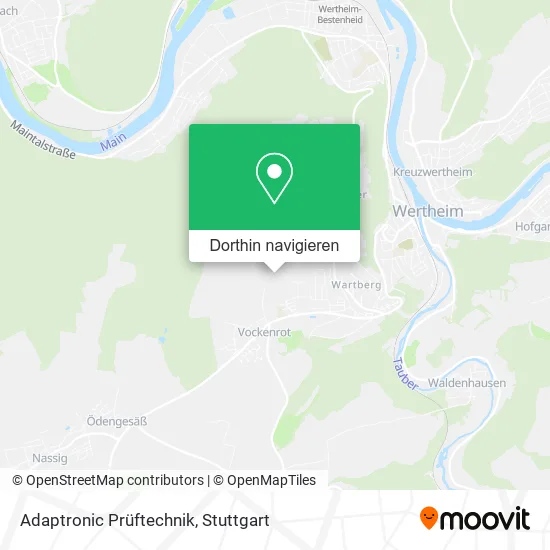 Adaptronic Prüftechnik Karte