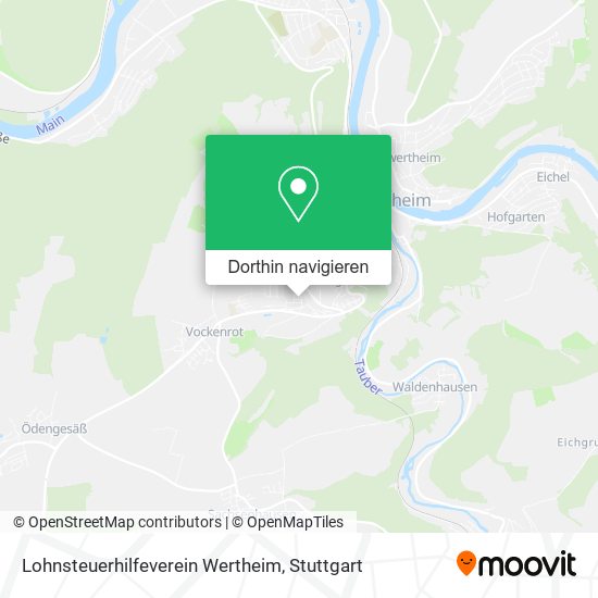 Lohnsteuerhilfeverein Wertheim Karte