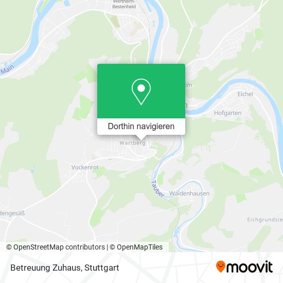 Betreuung Zuhaus Karte