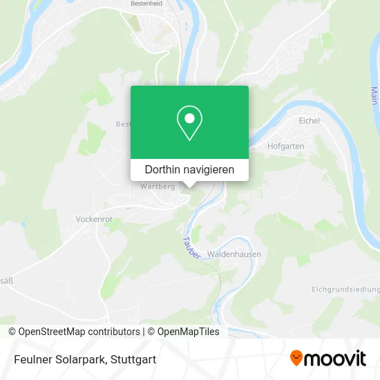 Feulner Solarpark Karte