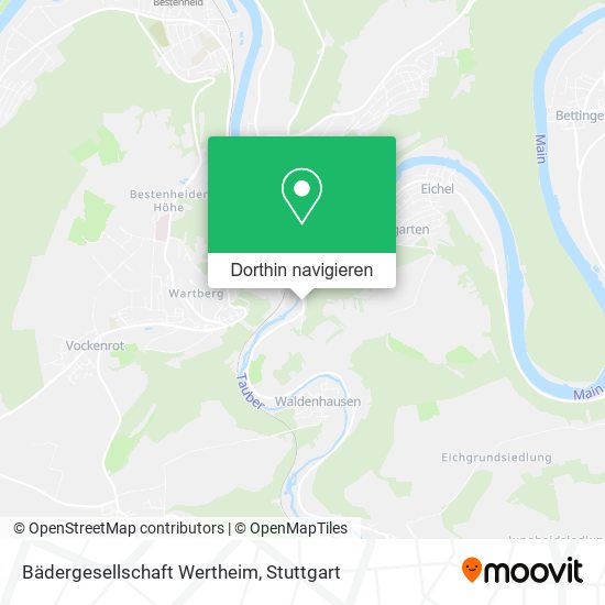 Bädergesellschaft Wertheim Karte