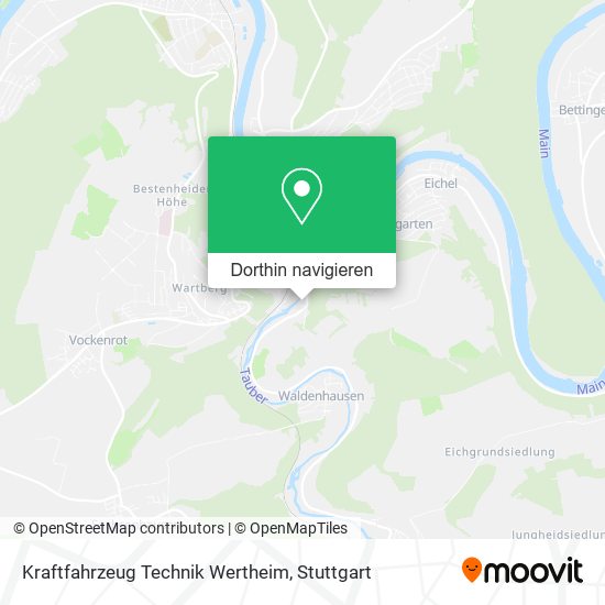 Kraftfahrzeug Technik Wertheim Karte
