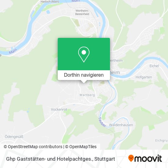 Ghp Gaststätten- und Hotelpachtges. Karte