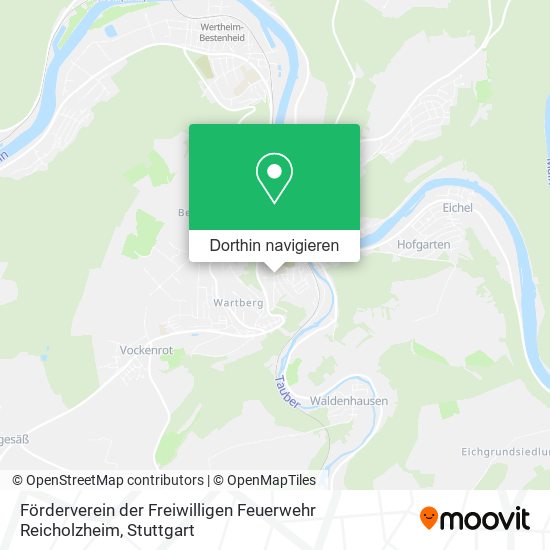 Förderverein der Freiwilligen Feuerwehr Reicholzheim Karte