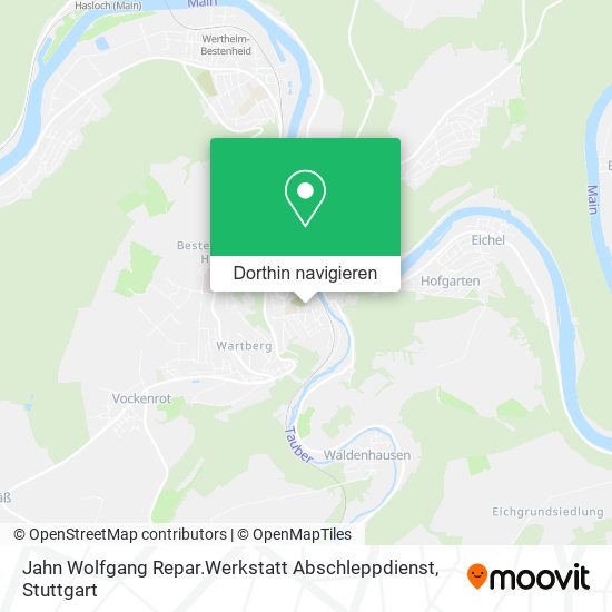Jahn Wolfgang Repar.Werkstatt Abschleppdienst Karte